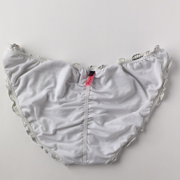 Chain link honey comb blue white print bikini set swimwear holiday vacation - Picture 11 of 17